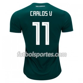 Camisetas México Carlos V 11 Primera Equipacion Mundial 2018
